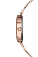 Ferro Analoge White Round Dial Women's Watch -  F21155C-C