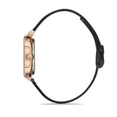 Ferro Analog Black Round Dial Women's Watch -  F21224C-R