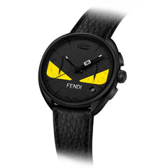 FENDI TIMEPIECES Momento Chronograph Black Round Dial Women's Watch- F214611611