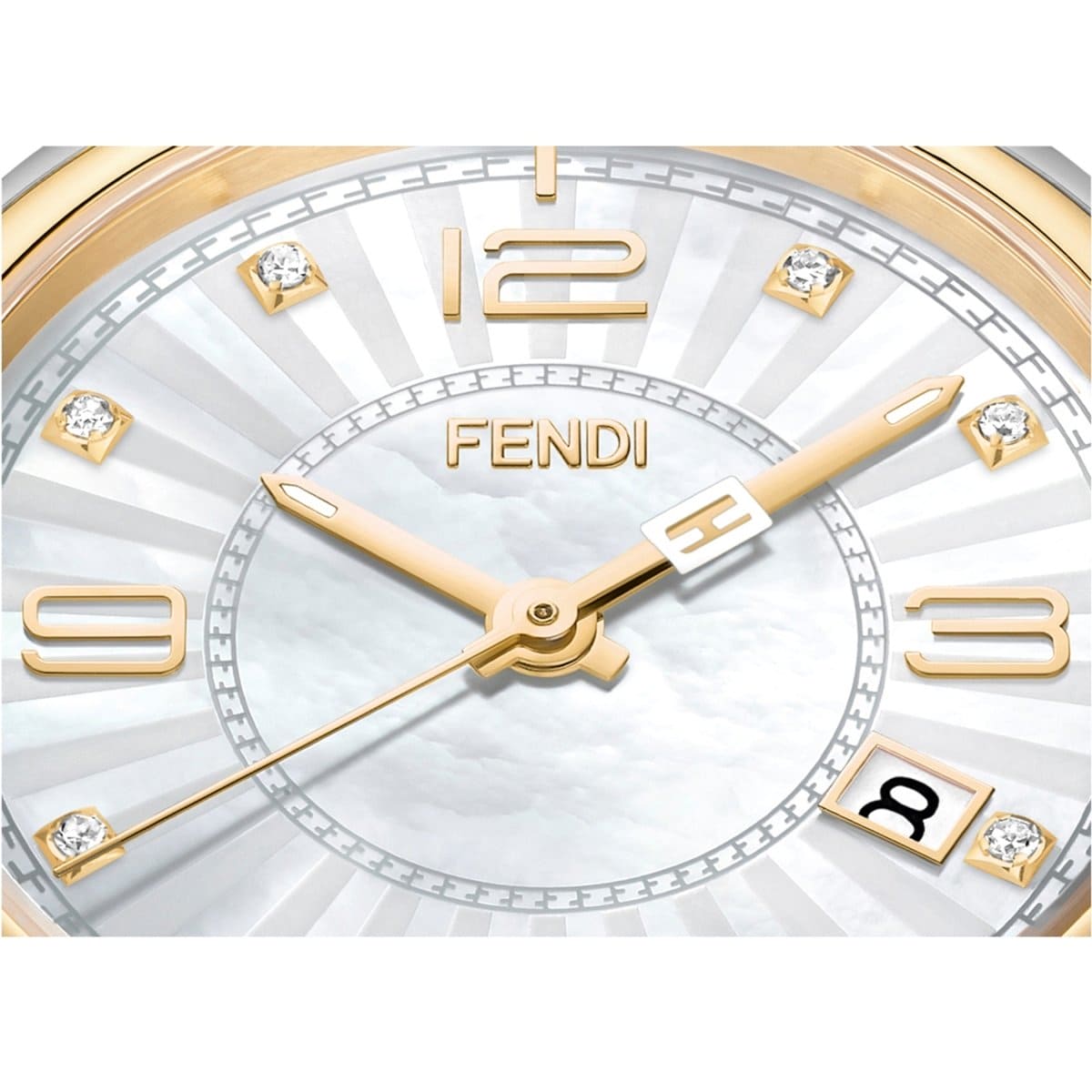 FENDI TIMEPIECES Momento Analog MOP Round Dial Women's Watch- F218134500D1