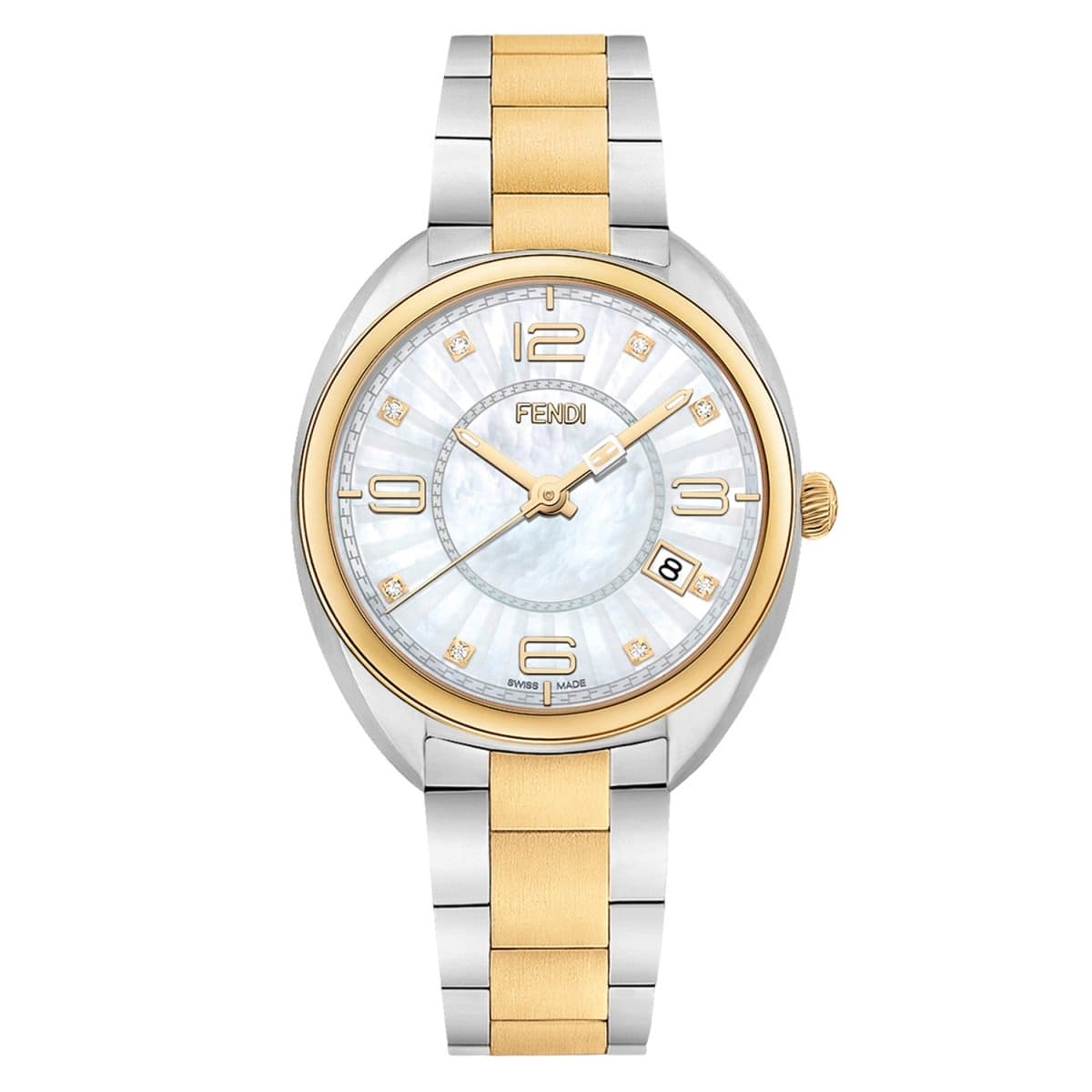 FENDI TIMEPIECES Momento Analog MOP Round Dial Women's Watch- F218134500D1