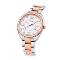 FENDI TIMEPIECES Momento Analog MOP Round Dial Women's Watch- F218234500D1