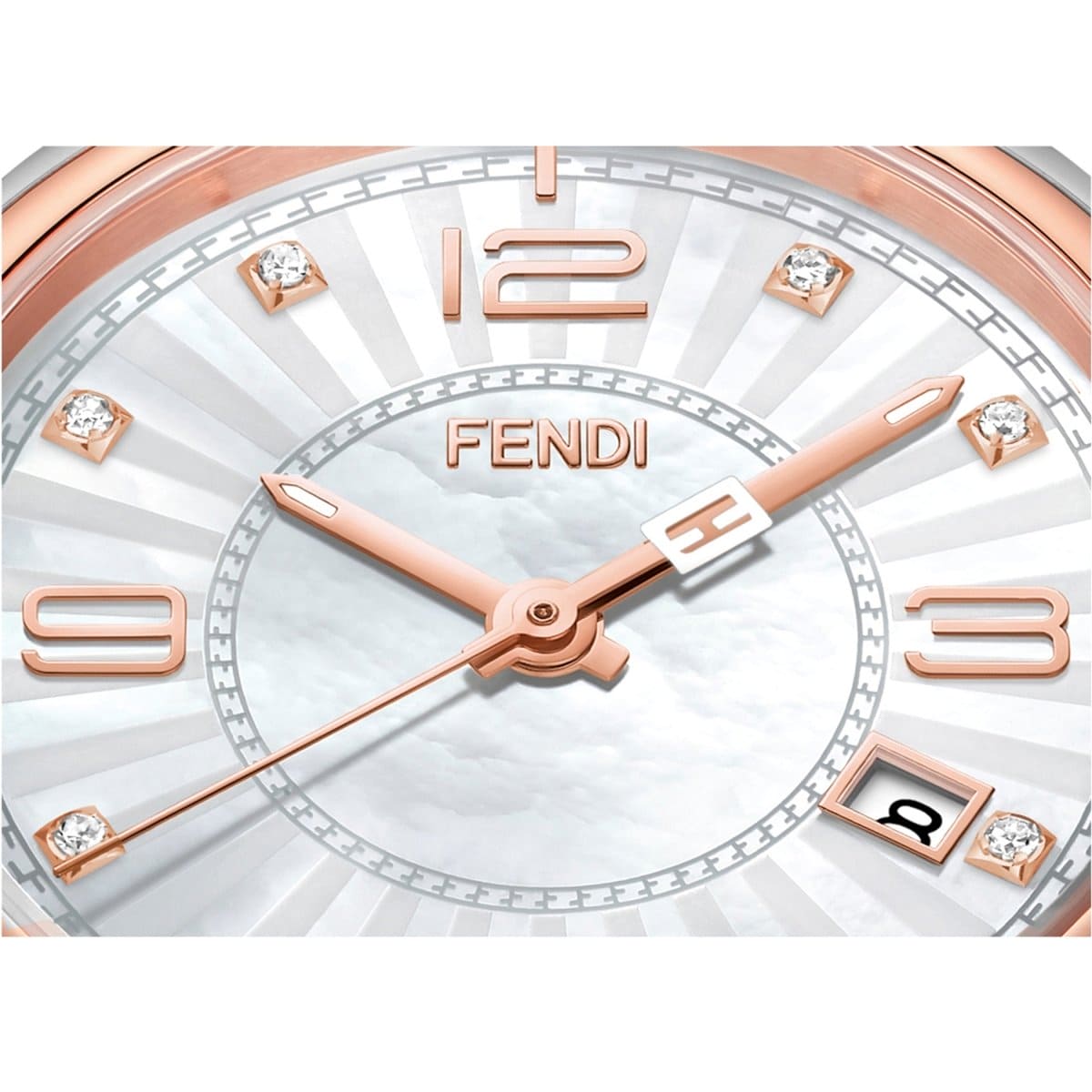 FENDI TIMEPIECES Momento Analog MOP Round Dial Women's Watch- F218234500D1