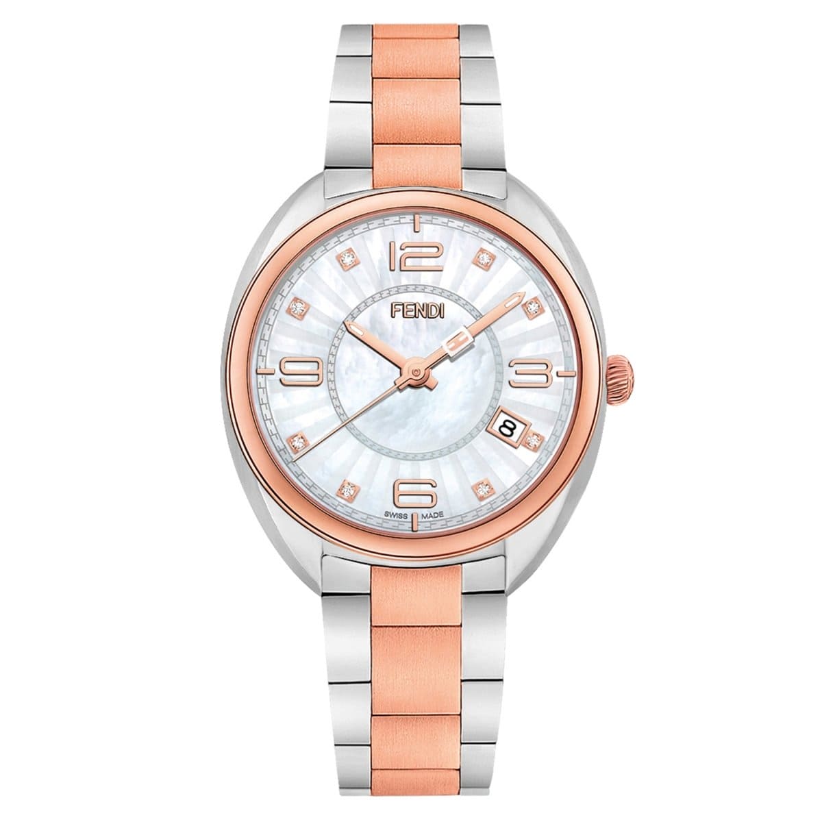 FENDI TIMEPIECES Momento Analog MOP Round Dial Women's Watch- F218234500D1