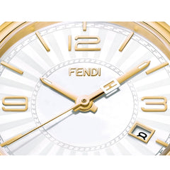 FENDI TIMEPIECES Momento Analog Silver Round Dial Women's Watch- F218434004