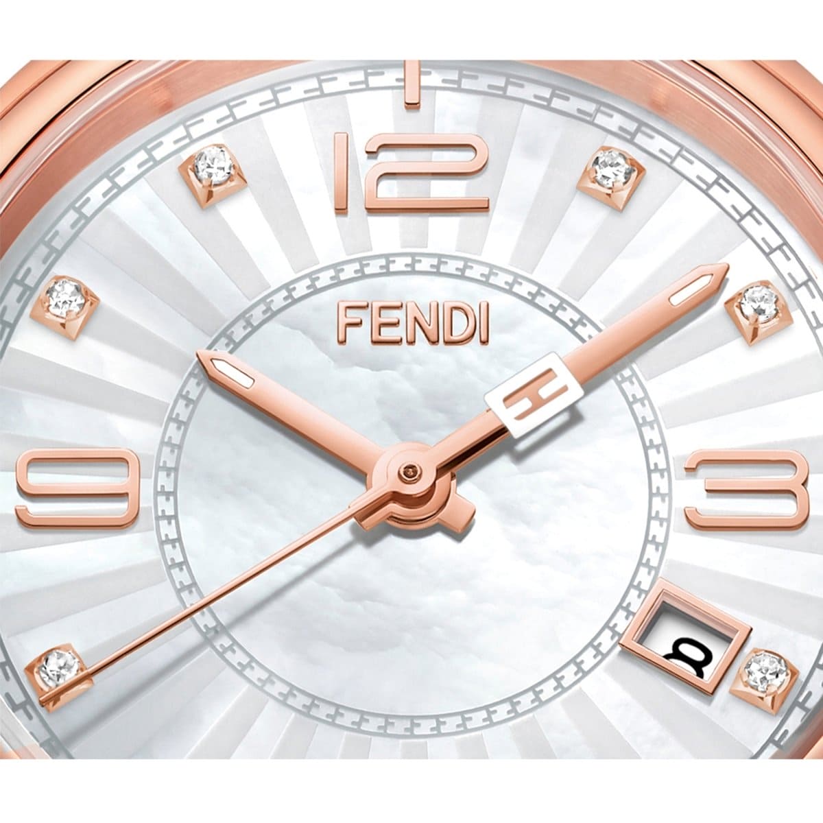 FENDI TIMEPIECES Momento Analog MOP Round Dial Women's Watch- F218534500D1
