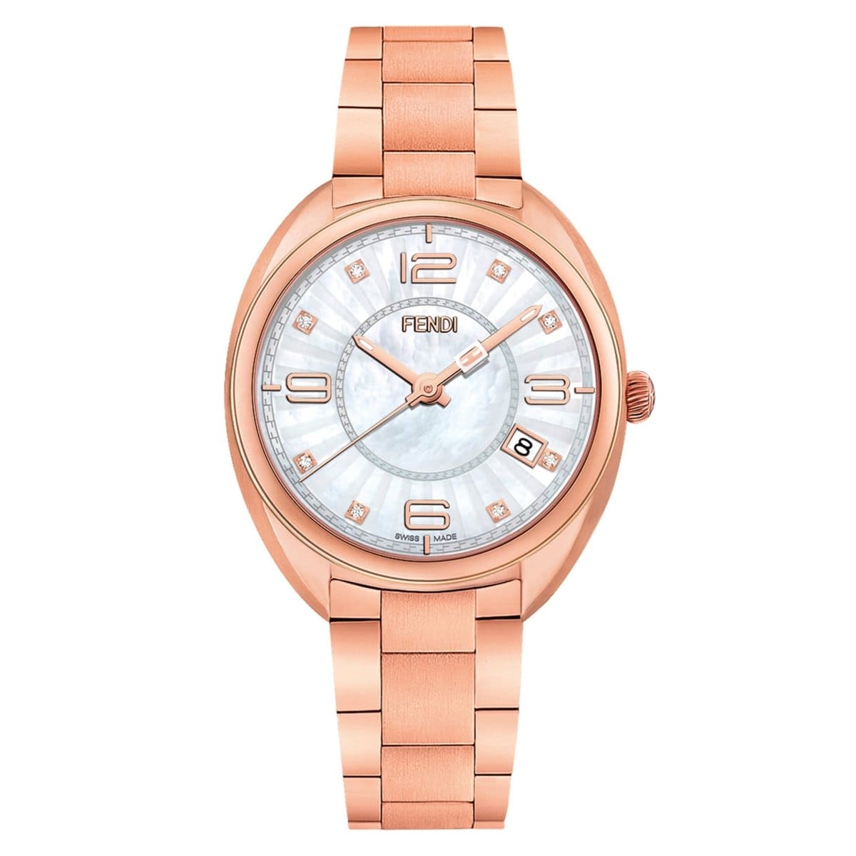 FENDI TIMEPIECES Momento Analog MOP Round Dial Women's Watch- F218534500D1