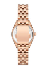 Ferro Pisa Quartz Crystals Silver Round Dial Women's Watch - F21924A-C