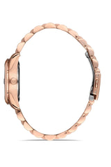 Ferro Pisa Quartz Crystals Silver Round Dial Women's Watch - F21924A-C