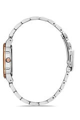 Ferro Quartz Crystals Blue Round Dial Women's Watch - F21928A-E3