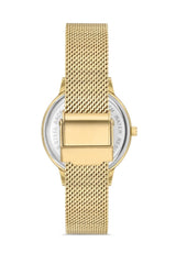 Ferro Pisa Quartz Crystals White MOP Round Dial Women's Watch - F21934C-B