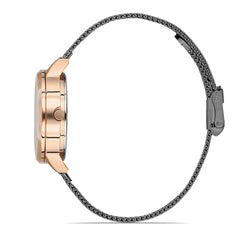 Ferro Analog Black Round Dial Women's Watch -  F21934C-Q