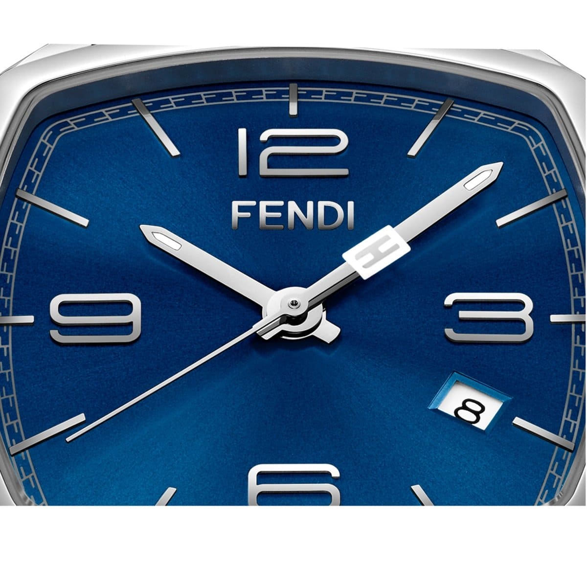 FENDI TIMEPIECES Momento Analog Blue Tonneau Dial Men's Watch- F220013031