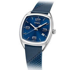FENDI TIMEPIECES Momento Analog Blue Tonneau Dial Men's Watch- F220013031