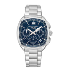 FENDI TIMEPIECES Momento Silver Tonneau Dial Men's Watch - F225013000
