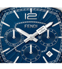 FENDI TIMEPIECES Momento Silver Tonneau Dial Men's Watch - F225013000