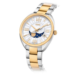FENDI TIMEPIECES Momento Analog White Round Dial Women's Watch- F232134500