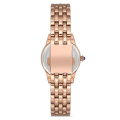 Ferro Analog Silver Round Dial Women's Watch -  F2720A-980-C