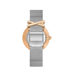 Ferro Analog White Round Dial Women's Watch -  F2986C-978-E