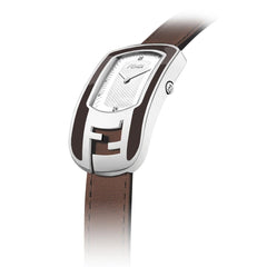 FENDI TIMEPIECES Chameleon Analog White Rectangle Dial Women's Watch- F304034021D1
