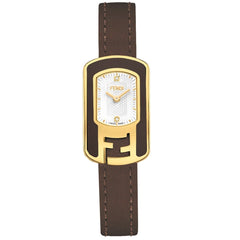 FENDI TIMEPIECES Chameleon Analog White Rectangle Dial Women's Watch- F304424021D1