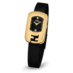 FENDI TIMEPIECES Chameleon Analog Black Rectangle Dial Women's Watch- F340421000D1
