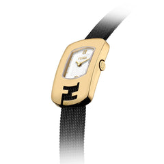 FENDI TIMEPIECES Chameleon Analog White Rectangle Dial Women's Watch- F340424000D1