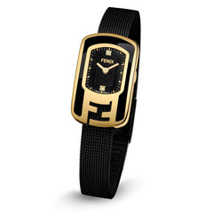 FENDI TIMEPIECES Chameleon Analog Black Rectangle Dial Women's Watch- F341421000D1