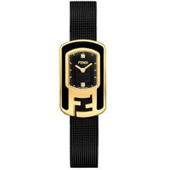 FENDI TIMEPIECES Chameleon Analog Black Rectangle Dial Women's Watch- F341421000D1
