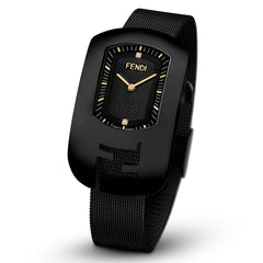 FENDI TIMEPIECES Chameleon Analog Black Rectangle Dial Women's Watch- F346631000D1