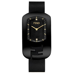 FENDI TIMEPIECES Chameleon Analog Black Rectangle Dial Women's Watch- F346631000D1