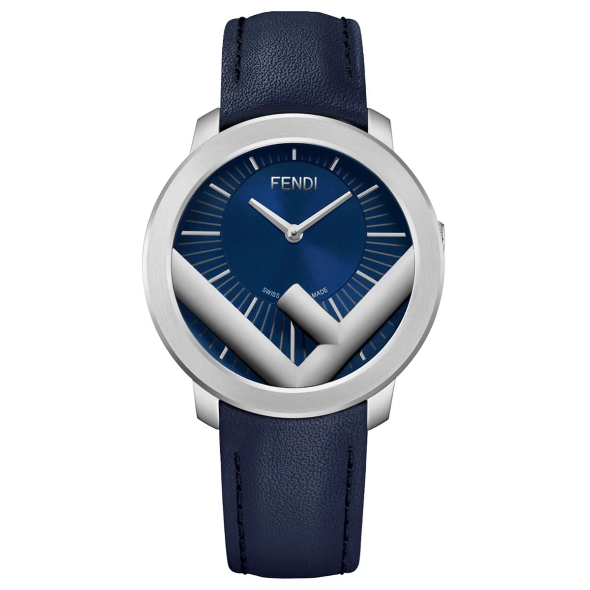 FENDI TIMEPIECES Run Away Analog Blue Round Dial Men's Watch- F710013031