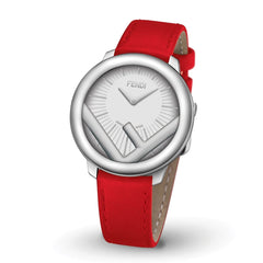 FENDI TIMEPIECES Run Away Analog White Round Dial Women's Watch- F710034073