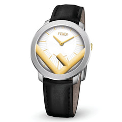 FENDI TIMEPIECES Run Away Analog White Round Dial Men's Watch- F710114011