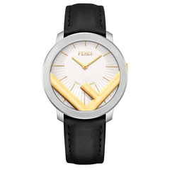 FENDI TIMEPIECES Run Away Analog White Round Dial Men's Watch- F710114011