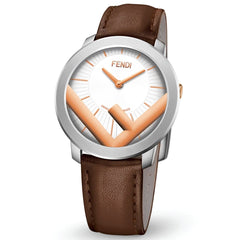 FENDI TIMEPIECES Run Away Analog White Round Dial Men's Watch- F710214021