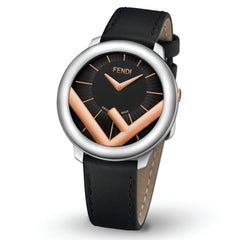 FENDI TIMEPIECES Run Away Analog Black Round Dial Women's Watch- F710221011