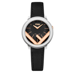 FENDI TIMEPIECES Run Away Analog Black Round Dial Women's Watch- F710221011
