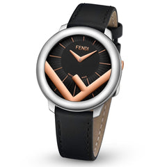 FENDI TIMEPIECES Run Away Analog Black Round Dial Women's Watch- F710231011