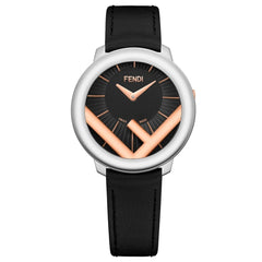 FENDI TIMEPIECES Run Away Analog Black Round Dial Women's Watch- F710231011