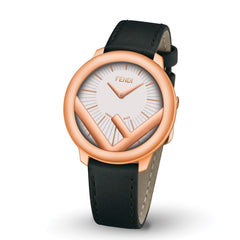 FENDI TIMEPIECES Run Away Analog White Round Dial Women's Watch- F710524011
