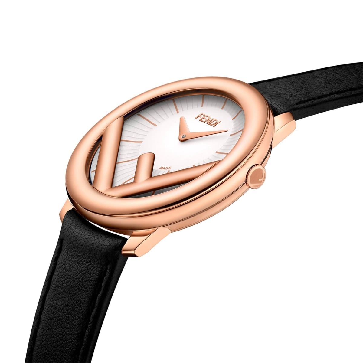 FENDI TIMEPIECES Run Away Analog White Round Dial Women's Watch- F710524011