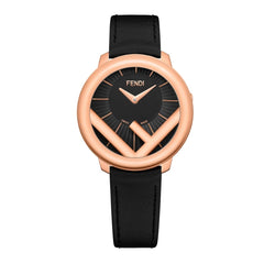 FENDI TIMEPIECES Run Away Analog Black Round Dial Women's Watch- F710531011