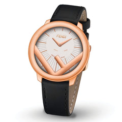 FENDI TIMEPIECES Run Away Analog White Round Dial Women's Watch- F710534011
