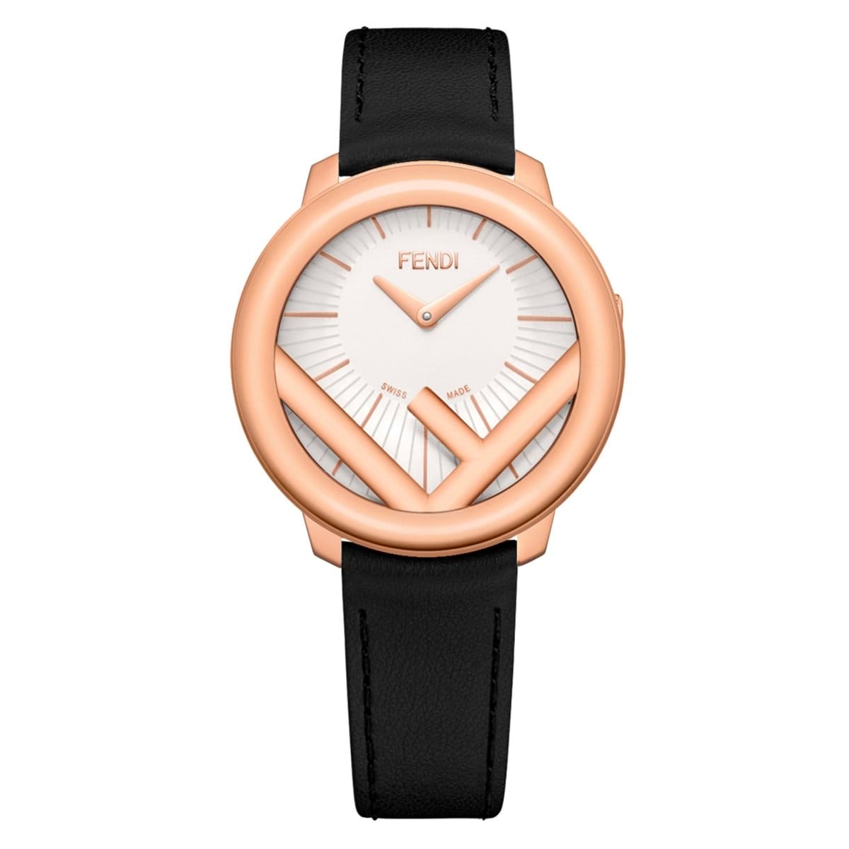 FENDI TIMEPIECES Run Away Analog White Round Dial Women's Watch- F710534011