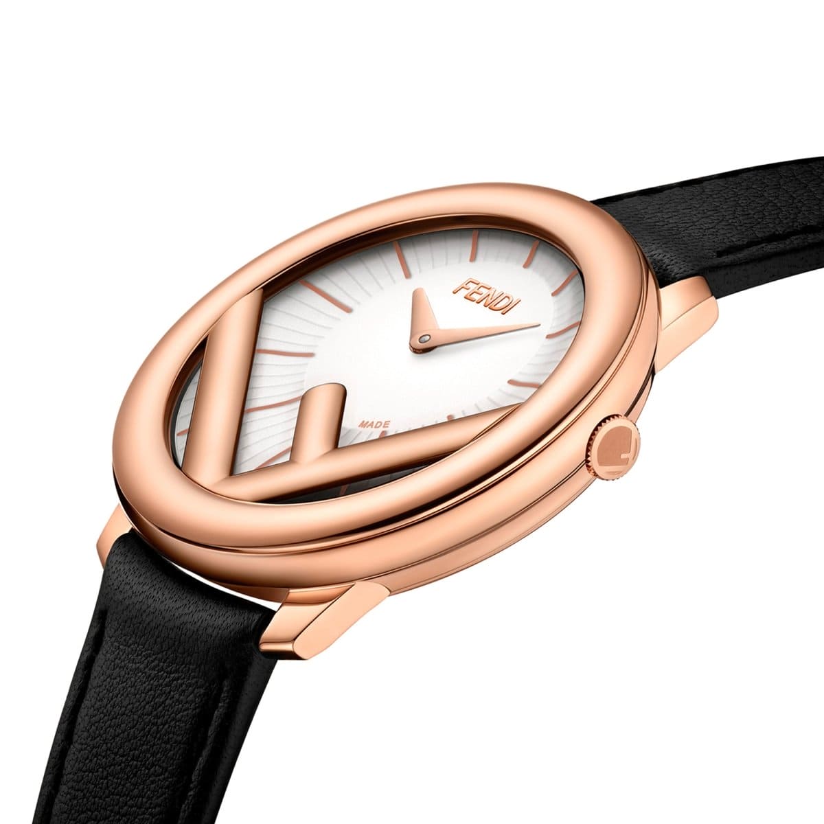FENDI TIMEPIECES Run Away Analog White Round Dial Women's Watch- F710534011