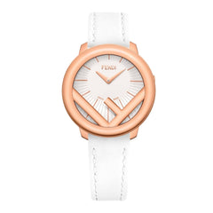 FENDI TIMEPIECES Run Away Analog White Round Dial Women's Watch- F710534041