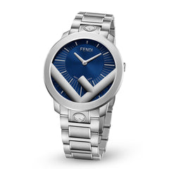 FENDI TIMEPIECES Run Away Analog Blue Round Dial Men's Watch- F711013000