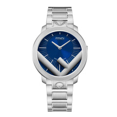 FENDI TIMEPIECES Run Away Analog Blue Round Dial Men's Watch- F711013000