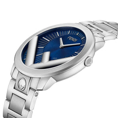 FENDI TIMEPIECES Run Away Analog Blue Round Dial Men's Watch- F711013000